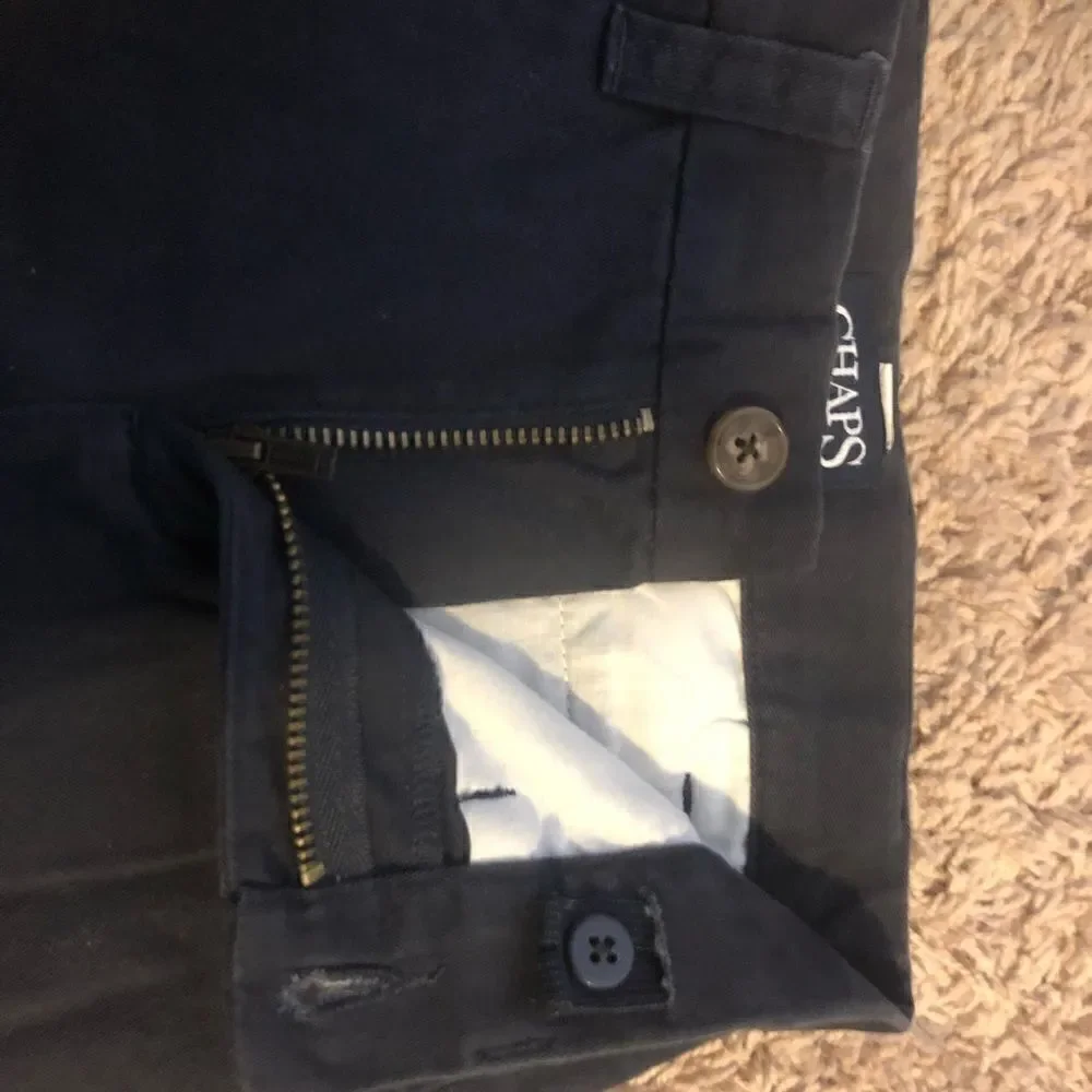 Chaps navy blue khaki pants sz 5